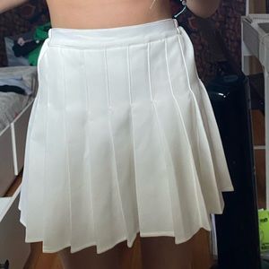 White Ruffle Skirt